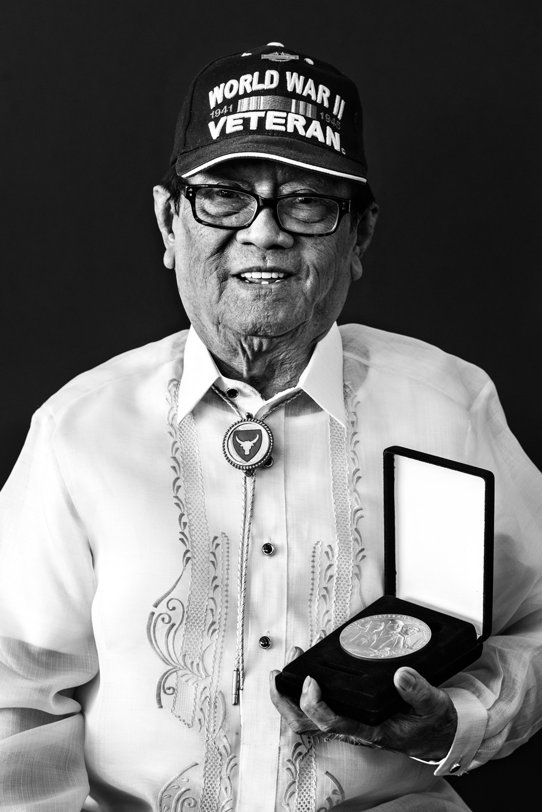 Portrait of Porfirio Robea by Agnes Lopez for The Faces to Remember Project
